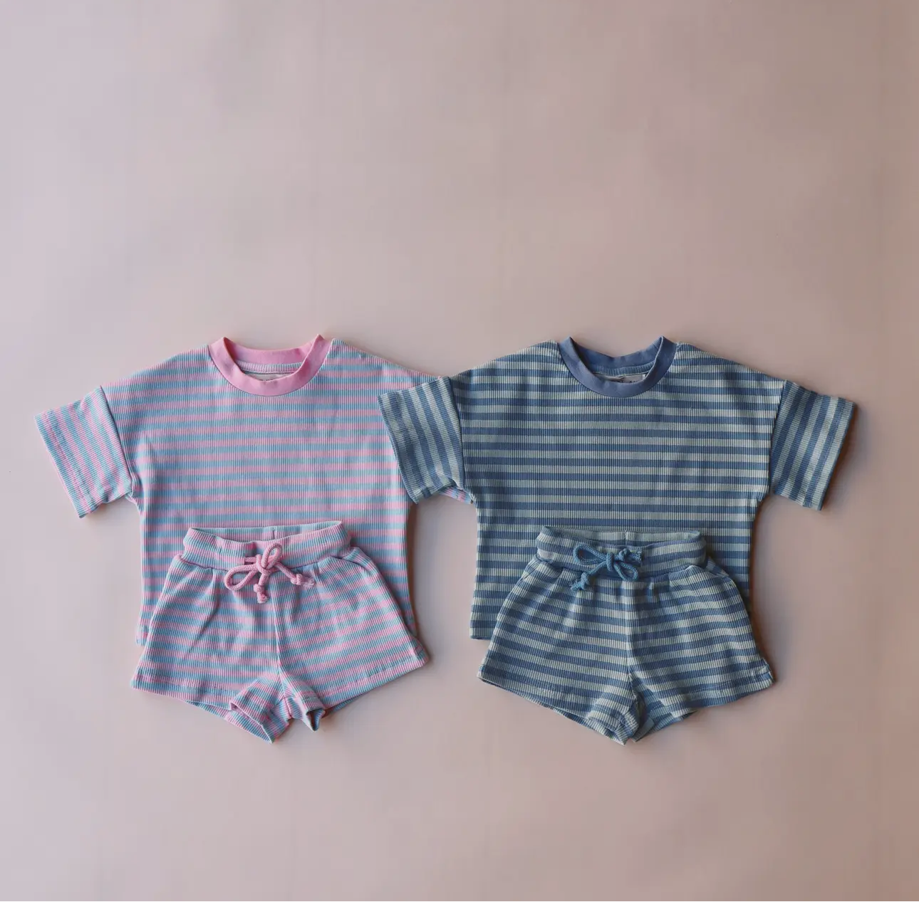 Infant Pink Stripe Set